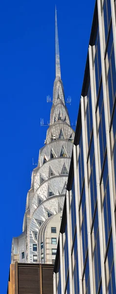 美国纽约10月27日 2013年10月27日 纽约克莱斯勒大楼立面的细节在1931年被帝国大厦超越之前是世界上最高的建筑 — 图库照片