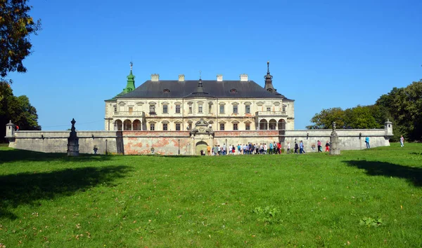 Podgoretsky Ukraine Castelo Podgoretsky Palácio Renascentista Bem Preservado Rodeado Por — Fotografia de Stock