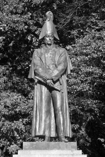 Riga Lettonie Septembre 2015 Statue Prince Michael Andreas Barclay Tolly — Photo