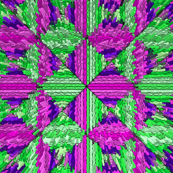 Purple Green Shapes Pattern — Stock Photo, Image