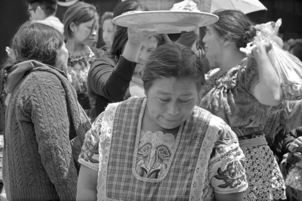 Chichicastenango Gustemala April 2016 Porträt Einer Maya Frau Die Maya — Stockfoto