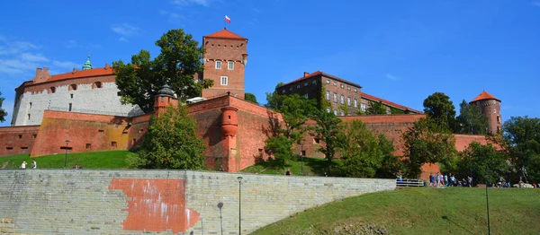 Krakow Poland Castello Wawel Una Residenza Del Castello Situata Nel — Foto Stock