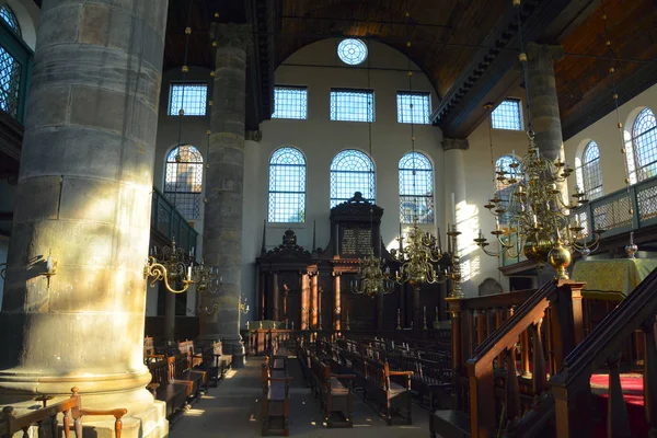 Amsterdam Netherlands Sinagoga Portuguesa También Conocida Como Esnoga Snoge Sinagoga — Foto de Stock