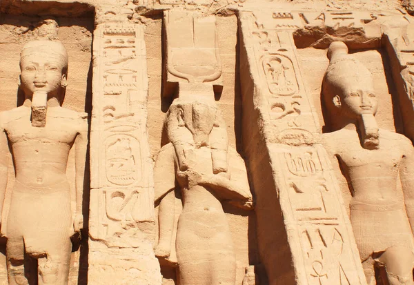 Abu Simbel 2008 Die Tempel Von Abu Simbel Sind Zwei — Stockfoto