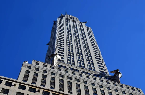 10月27日 2013年10月27日 ニューヨークのクライスラービルのファサードの詳細は 1931年にエンパイア ステート ビルに抜かれる前の世界一高いビルであった — ストック写真