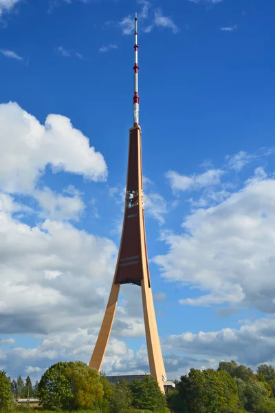 Riga Lavtia 2015 Riga Radio Tower Est Haute Tour Union — Photo
