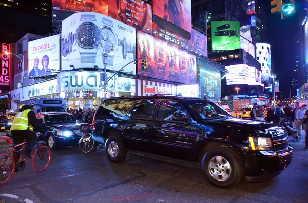 Nova Cidade Iorque Out Times Square Apresentado Com Teatros Broadway — Fotografia de Stock