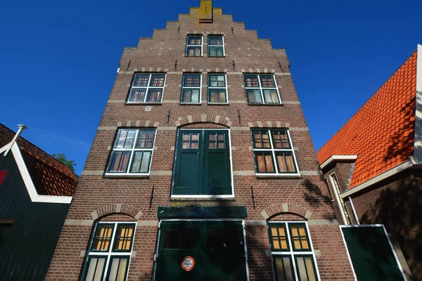 Эдам Нидерландия Октябрь 2015 Голландские Дома Эдаме Городе Севере Нидерландов — стоковое фото