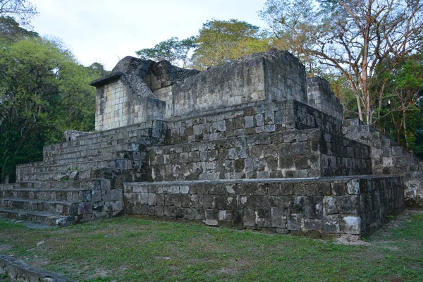 Tikal Gwatemala 2016 Stanowisko Archeologiczne Prekolumbijskiej Cywilizacji Majów Parku Narodowym — Zdjęcie stockowe