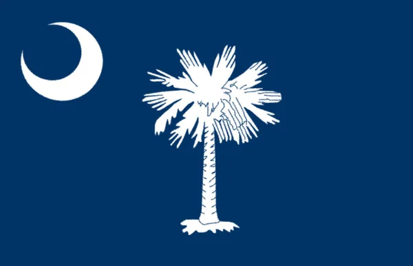 Bandera Del Estado Carolina Del Sur —  Fotos de Stock