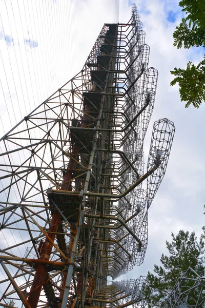 Chernobyl Ukraine Duga Een Sovjet Horizon Radarsysteem Oth Gebruikt Als — Stockfoto