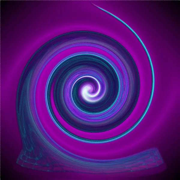 Pink Purple Psychedelic Spiral Fractal Pattern Background — 스톡 사진