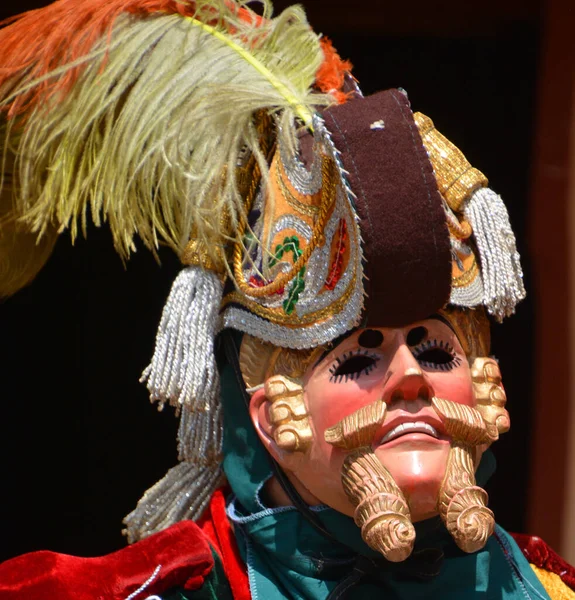 San Antonio Palopo Guatemala Dubna 2016 Guatemalská Fiesta Maskovaní Tanečníci — Stock fotografie
