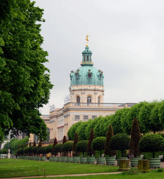 Berlin Allemagne 2010 Château Charlottenburg Allemand Schloss Charlottenburg Est Grand — Photo