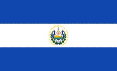 El Salvador bayrağının resmi