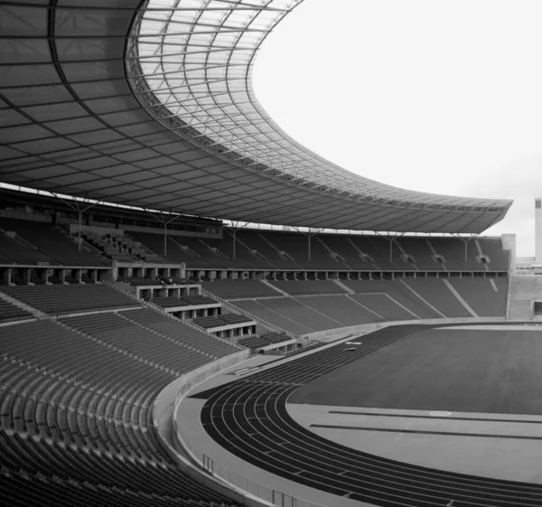 Berlin Deutschland 2010 Sitzplätze Berliner Olympiastadion Das Heutige Olympiastadion Wurde — Stockfoto