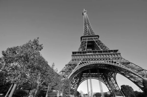 Paris França Outubro Close Torre Eiffel Tour Eiffel Outubro 2013 — Fotografia de Stock