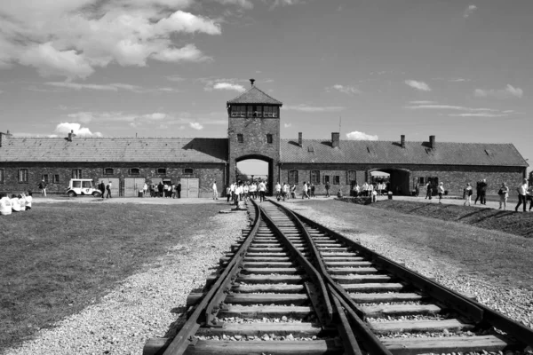 Auschwitz Birkenau Polen Die Kaserne Des Konzentrationslagers Auschwitz War Ein — Stockfoto