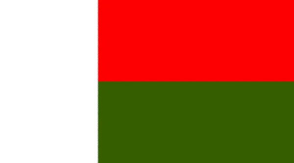 Madagascar Flagga Teman Idé Design — Stockfoto