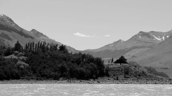 Lago Argentino 파타고니아 크루즈에 호수로 호수는 빙하기 위치하고 — 스톡 사진