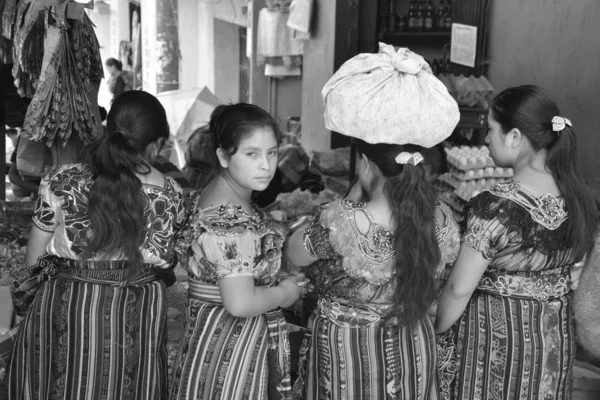 Chichicastenango Gustemala April 2016 Portrait Mayan Women Mayan People Still — Stock Photo, Image