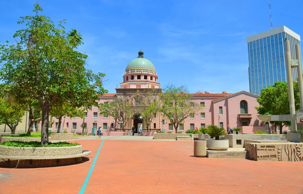 Tucson Arizona April Pima County Courthouse Den Tidigare Stora Länsbyggnaden — Stockfoto