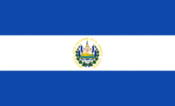 Illustration Flag Salvador — Stock Photo, Image