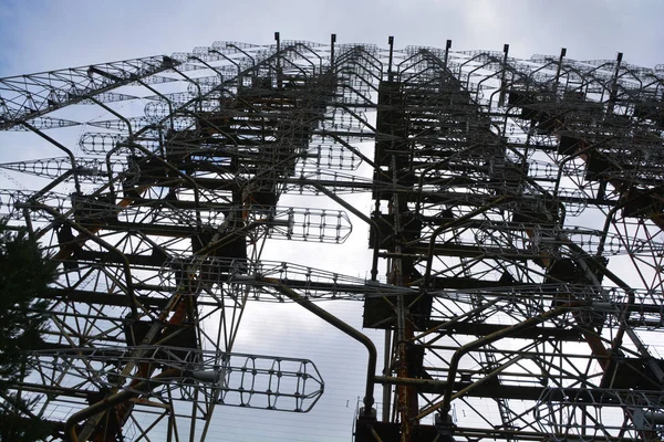 Chernobyl Ukraine Duga Egy Szovjet Horizonton Túli Oth Radarrendszer Volt — Stock Fotó