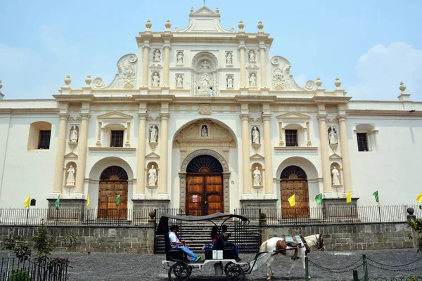 Antigua Guatemala May 2016 San Francisco Grande Church Antigua Guatemala — стокове фото