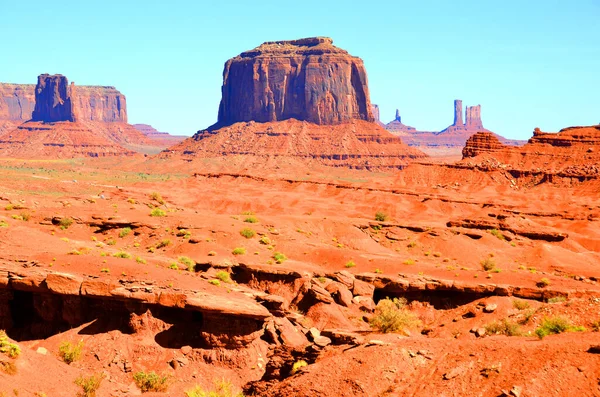 Monument Valley Ist Eine Region Des Colorado Plateau Die Durch — Stockfoto