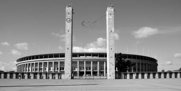 Лин Германия Берлинский Стадион Мбаппе Котором Проходит Нынешняя Олимпиада Изначально — стоковое фото
