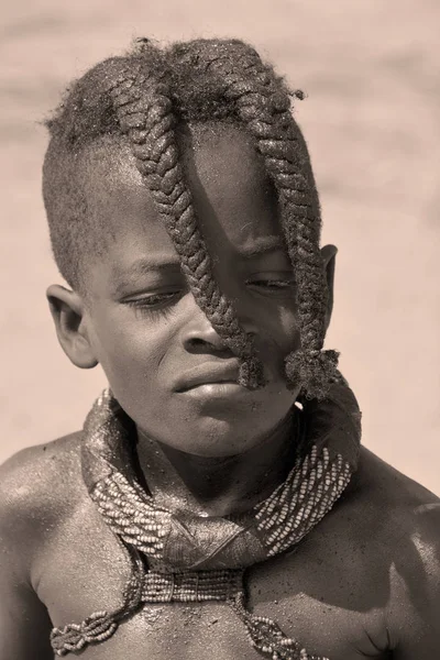 Джикандеро Намибия Октябрь Окт 2014 Неопознанный Ребенок Проект Otjaba Siphan — стоковое фото