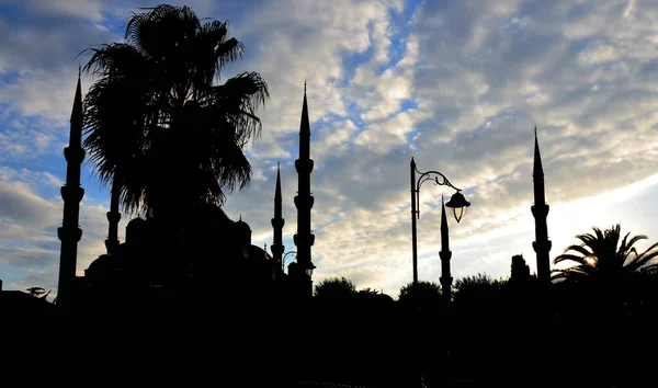 Moschea Sultano Ahmed Moschea Blu Delle Attrazioni Turistiche Più Popolari — Foto Stock