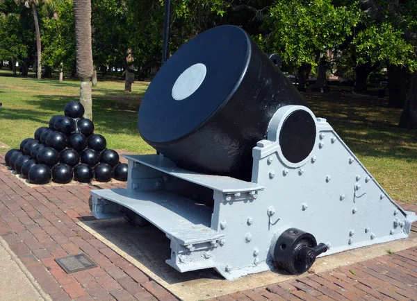 Charleston Usa Juin Ballons Canon Canon Battery Park White Point — Photo