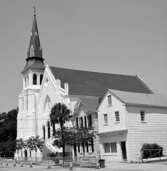 Τσάρλεστον Usa Emanuel African Methodist Επισκοπική Εκκλησία Στο Τσάρλεστον Παλαιότερη — Φωτογραφία Αρχείου
