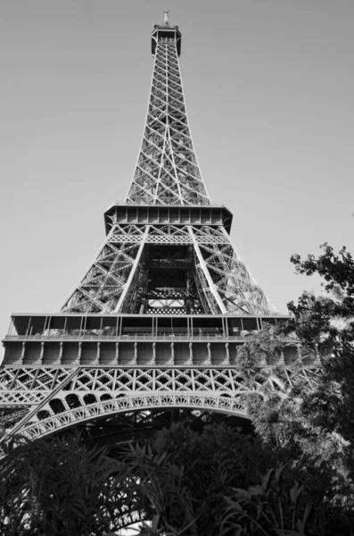 Paris França Outubro Close Torre Eiffel Tour Eiffel Outubro 2013 — Fotografia de Stock