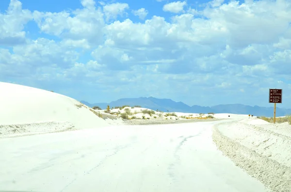 White Sands National Monument Befindet Sich Bundesstaat New Mexico Das — Stockfoto