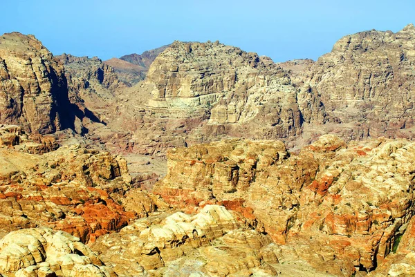 Paisagem Deserto Torno Petra Jordan — Fotografia de Stock