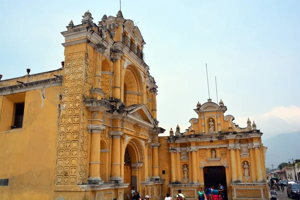 Antigua Guatemala May 2016 Iglesia Merced Antigua Guatemala Iconic Church — 图库照片