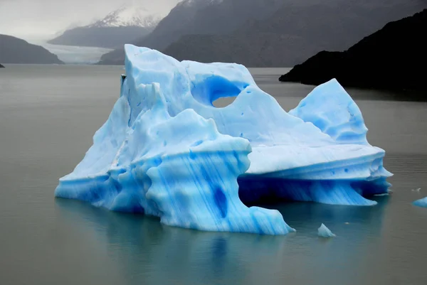 Iceberg Torres Del Paine Chili Förmodligen Världens Mest Spektakulära Nationalpark — Stockfoto