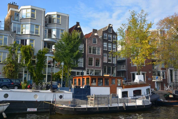 Amsterdam Netherlands October 2015 Canal Amsterdam Has Been Called Venice — Stock Photo, Image