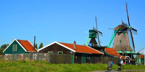 Zaanse Schans Paesi Bassi Ottobre 2015 Zaanse Schans Quartiere Zaandam — Foto Stock