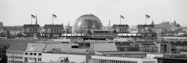 Berlin Germany Reichstag Oficialmente Deutscher Bundestag Plenarbereich Reichstagsgebaude Edifício Histórico — Fotografia de Stock