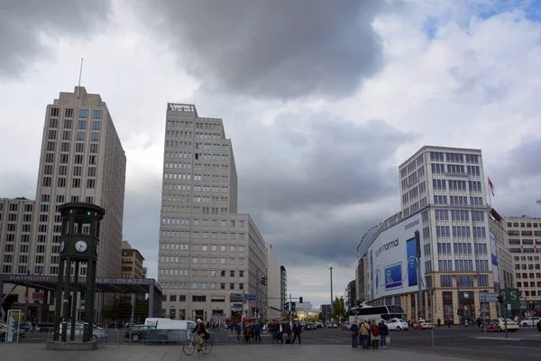 Berlin Allemagne Potsdamer Platz Potsdam Square Est Une Place Publique — Photo