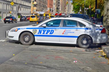 New York 'ta polis arabası