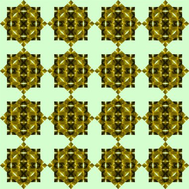 Yeşil Noel yıldızı deseni