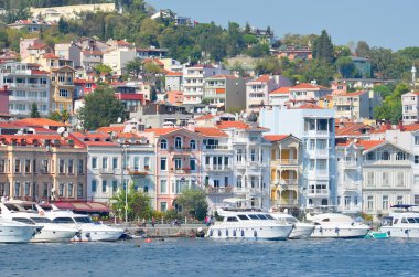 İSTANBUL TURKEY 29 Eylül: İstanbul, Türkiye 'nin Galata Karaköy mahallesi ve tarihi mimari ve ortaçağ Galerisi. 29 Eylül 2013' te İstanbul 'da Türkiye' de 