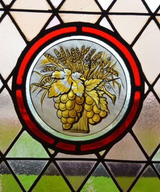 Trinity Newfoundland 12 Haziran: St Paul 's Anglikan kilisesinde 12 Haziran 2014' te Trinity Newfoundland 'da leke camlı pencere. Trinity, Newfoundland ve Labrador 'da Trinity Körfezi' nde yer alan küçük bir kasabadır..