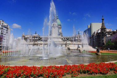 BUENOS ARGENTINA - 29 Kasım 2011 'de Buenos Aires Arjantin' deki Arjantin Kongresi Kongresi Hükümet 'in yasama organı.