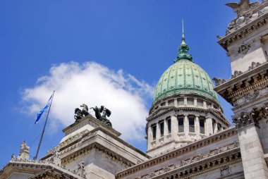 BUENOS ARGENTINA - 29 Kasım 2011 'de Buenos Aires Arjantin' deki Arjantin Kongresi Kongresi Hükümet 'in yasama organı.